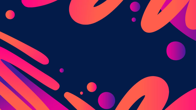 neomorphic abstract colorfull background