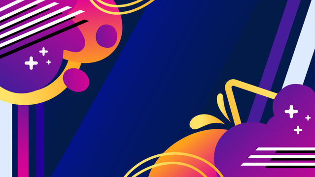 neomorphic abstract colorfull background