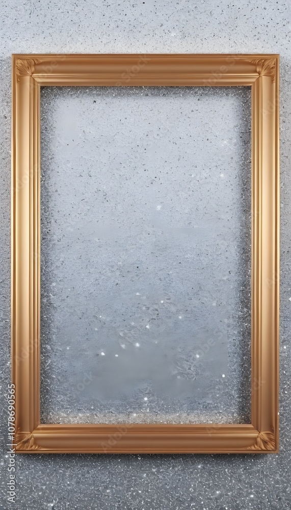 Poster a stunning empty poster frame with a beautiful diamond background perfect for custom designs and adv