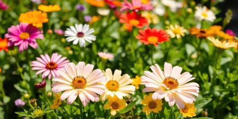 A row of vibrant yellow tulips stretching into the distance, nature, flowers, greenery