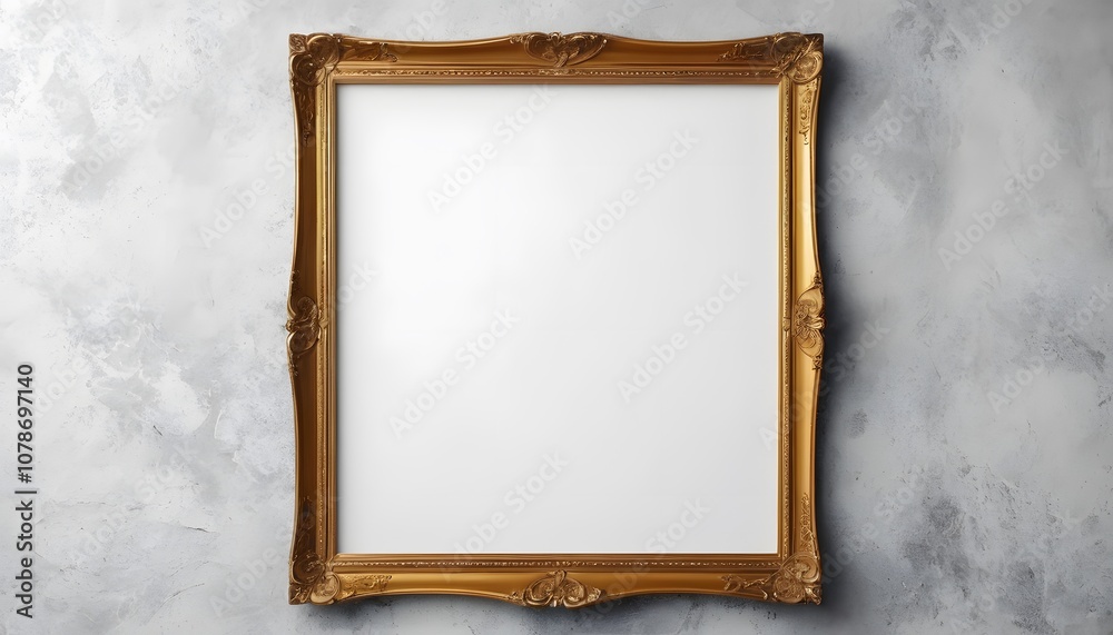 Aufkleber An Empty Poster Frame Background Ready for Customization and Creative Designs for Various Promotional Needs