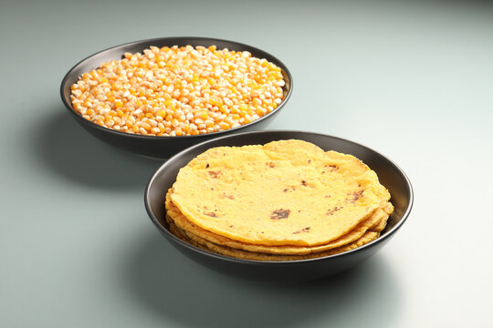  Makki ki roti also known as makki di roti is a flat unleavened bread made from corn meal,  eaten in India the Jammu region, Himachal Pradesh, Punjab, Haryana, Rajasthan, Uttar Pradesh 