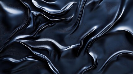 Obraz premium Deep navy background with a smooth, polished finish