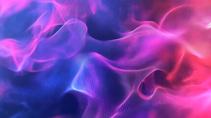 Obraz premium Vector halftone smoke effect. Vibrant abstract background. Retro 80's style colors and textures. 