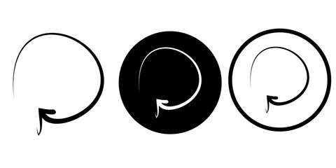 Arrows vectors icon set