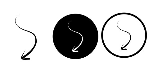 Arrows vectors icon set