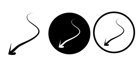 Arrows vectors icon set