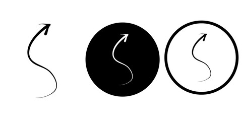 Arrows vectors icon set