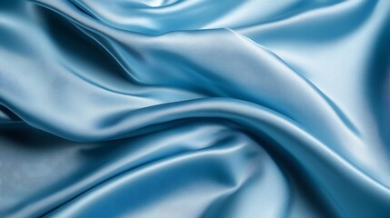 Obraz premium Background of soft baby blue with a smooth, silky texture