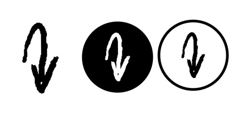 Arrows vectors icon set