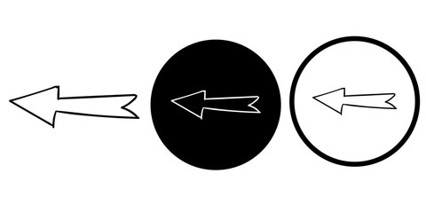 Arrows vectors icon set