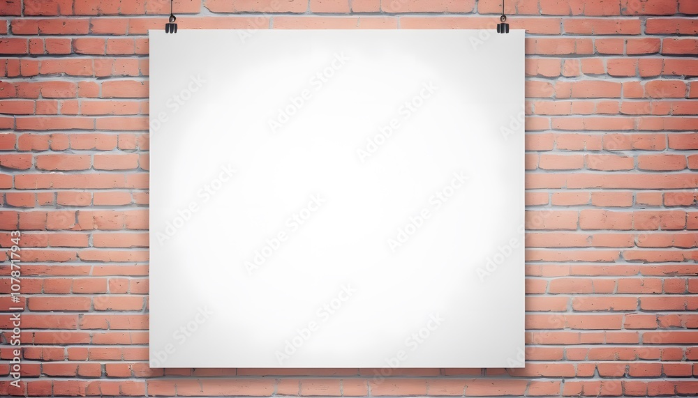 Poster Empty Poster Design with a Beautiful Background Ideal for Creative Projects and Event Promotions