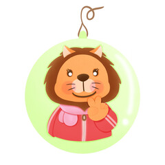 Cute lion 