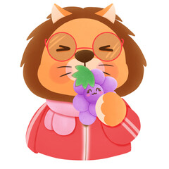 girl with a bear