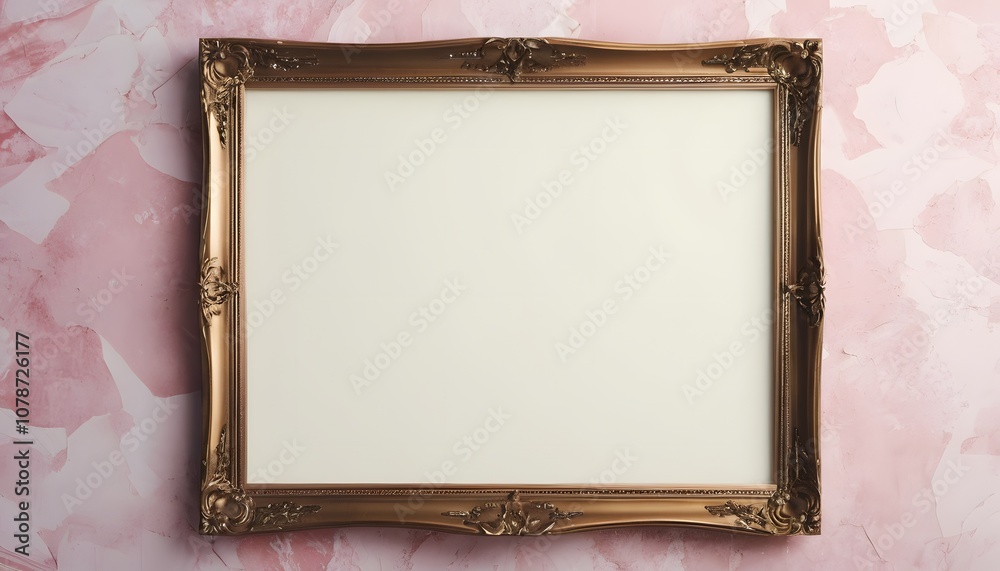 Poster An Empty Poster Frame Background Ideal for Adding Custom Designs, Text, or Images for Creative Projects and Promotions
