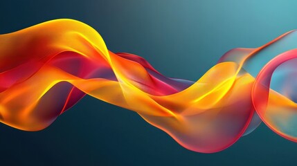 Obraz premium Abstract Colorful Waves