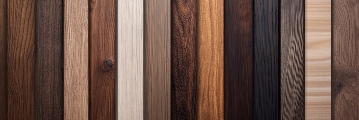 Dark Wooden Panel with Organic Grain Texture for Rustic Interiors