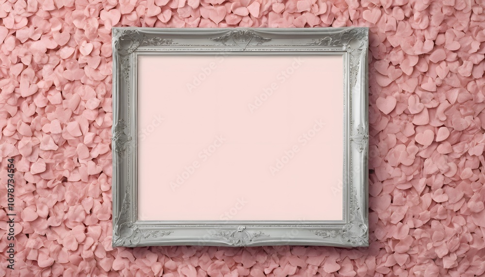 Poster An Empty Poster Frame Background Suitable for Various Creative Uses in Advertising and Design Projects