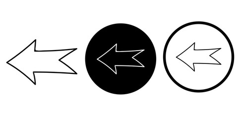 Arrows vectors icon set