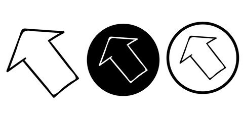 Arrows vectors icon set