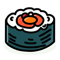 Cutie  Sushi Cartoon Japanese food 