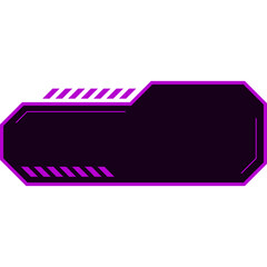 Futuristic Hud Label