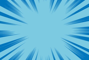 Comic background, blue pop art color 