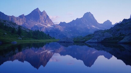 Mountain Lake Reflections