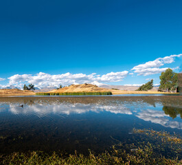 Viewpoint of the Wilcachocha Lagoon, Part of the Black Mountain Range, One of the Best Natural Viewpoints in Alley of Huaylas to Observe the White Mountain Range in Huaraz in the Ancash Region, Peru