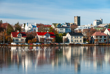 Fototapeta premium Reykjavik, capital city of Iceland.