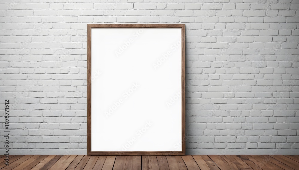 Poster stunning empty poster design with a beautiful background ideal for creative projects and promotional