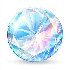 Stunning Zircon Gemstone Showcasing Brilliant Clarity and Vibrant Colors in Natural Light