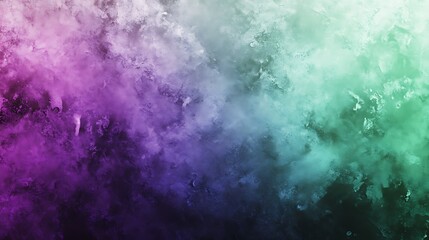 Obraz premium Abstract green and purple gradient with textured effect for dynamic backgrounds