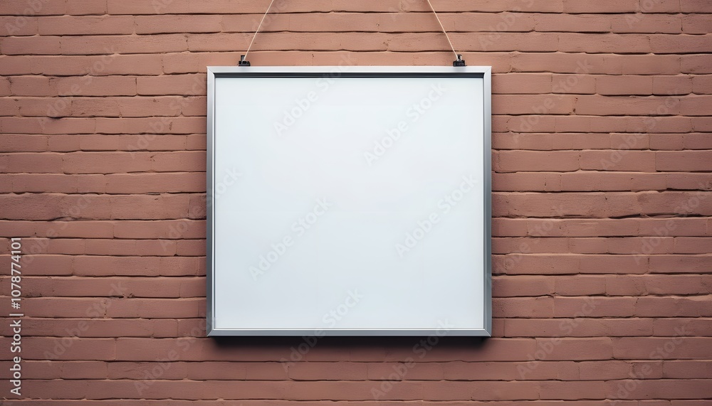 Poster A Captivating Empty Poster Design with a Beautiful Background for Creative Projects and Marketing