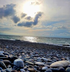 rocks on the beach