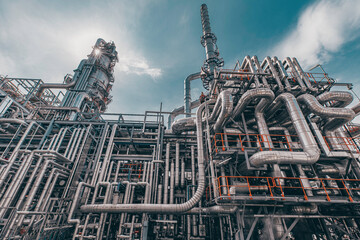 Valve elbow column refinery plant equipment for pipeline oil and gas valves at gas plant pressure...