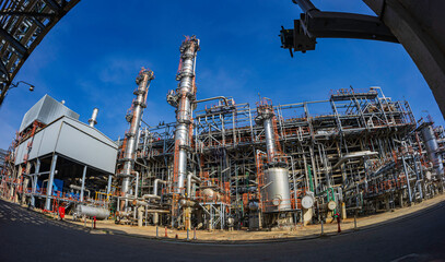 Column refinery plant equipment for pipeline oil and gas valves