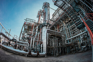 Valve elbow column refinery plant equipment for pipeline oil and gas valves at gas plant pressure safety