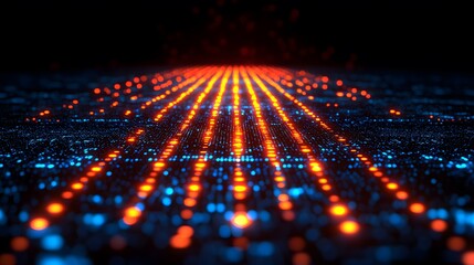 Fototapeta premium Data-driven personalization in advertising, automated customer insights shaping experiences, user engagement focus