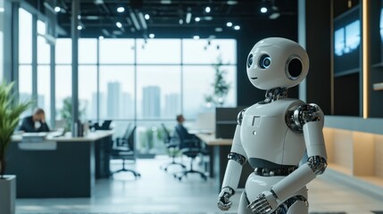 A Friendly Robot in an Office Environment