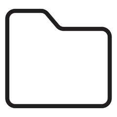 Folder line icon.