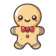 Gingerbread man, gingerbread cookie clipart