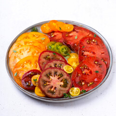 Cut tomatoes