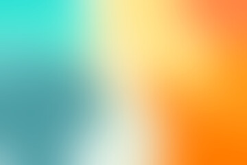 Hot and cold abstract background. Orange and blue deep texture. Contrast gradient. Dark green blue matte background. Dark amber abstract background