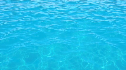 Pure blue turquoise water with gentle foam, creating mesmerizing patterns as the waves crash, calm, crystal clear, aqua