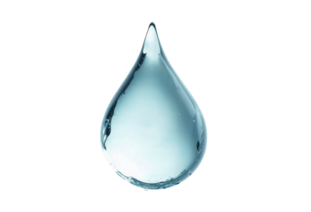 water drop on white