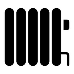 radiator glyph icon