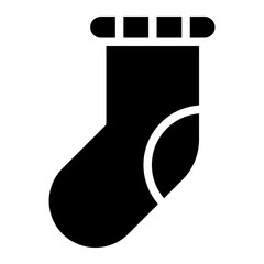 sock glyph icon