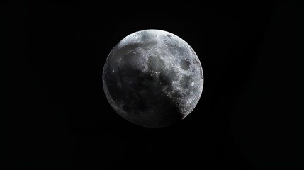 Fototapeta premium tranquil and minimalist view the moon slowly cfc ebb bfbaee generated illustration
