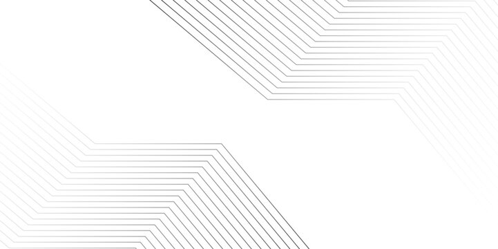 Abstract white and gray color geometric dynamic lines pattern transparent background design.